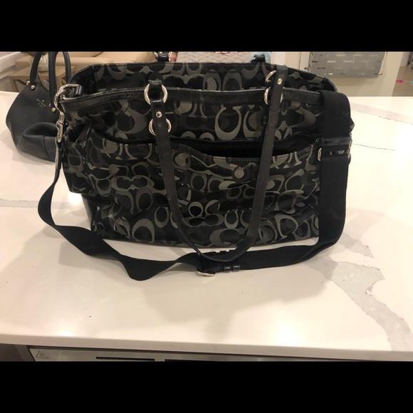 Coach black baby bag - Picture 1 of 4